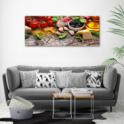 Tableau en acrylique Cuisine italienne