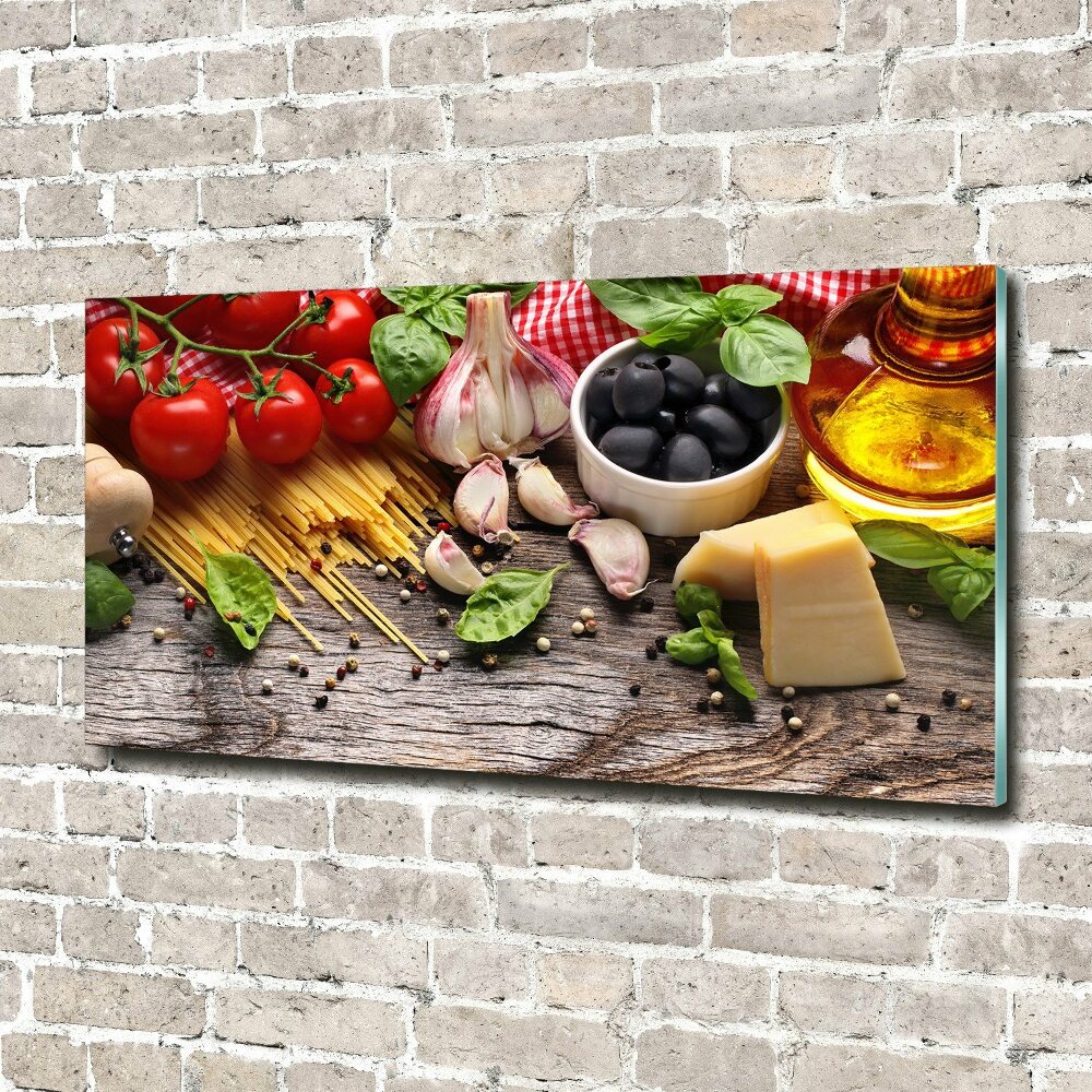 Tableau en acrylique Cuisine italienne