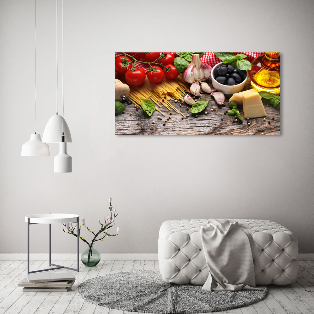 Tableau en acrylique Cuisine italienne