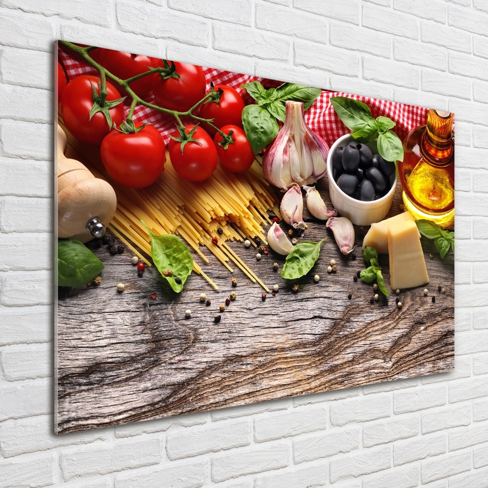 Tableau en acrylique Cuisine italienne