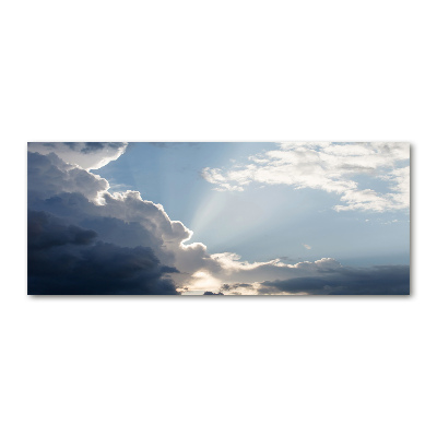 Tableau verre acrylique Des nuages dans le ciel