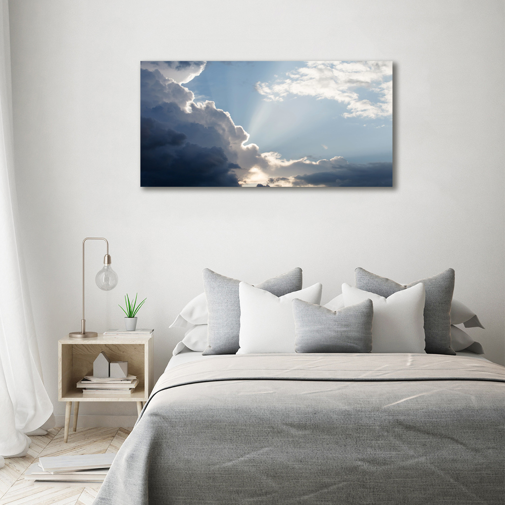 Tableau verre acrylique Des nuages dans le ciel