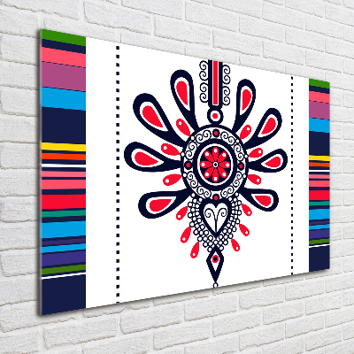 Tableau en acrylique Motif folklorique polonais