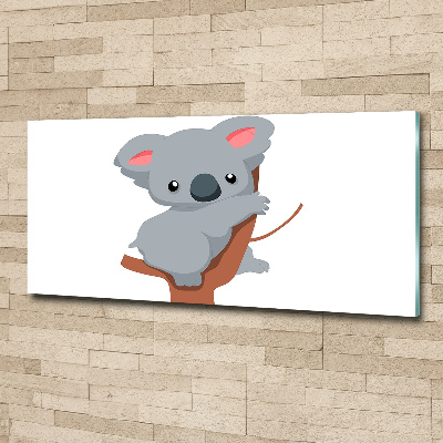 Tableau sur verre acrylique Koala dans un arbre