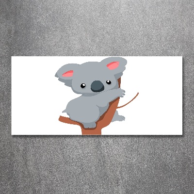 Tableau sur verre acrylique Koala dans un arbre