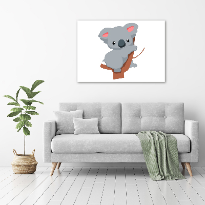 Tableau sur verre acrylique Koala dans un arbre