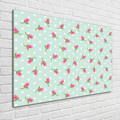 Tableau en acrylique Roses design