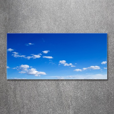 Tableau sur verre acrylique Les nuages dans le ciel