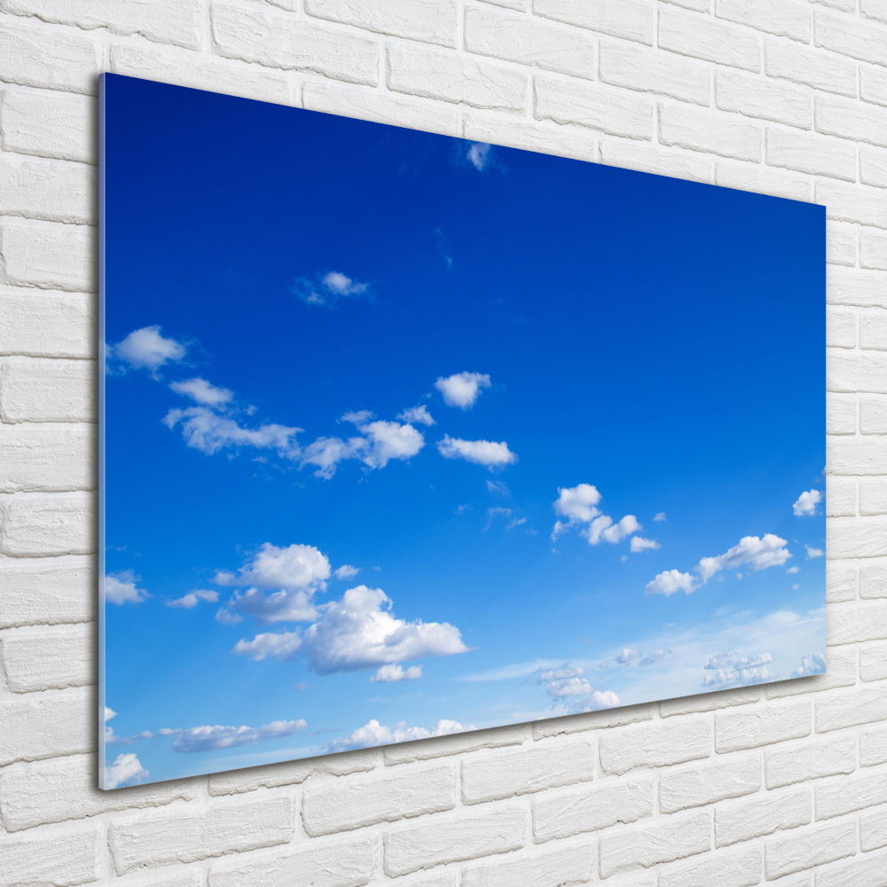 Tableau sur verre acrylique Les nuages dans le ciel