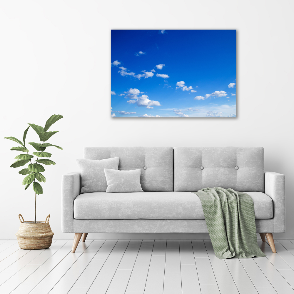 Tableau sur verre acrylique Les nuages dans le ciel