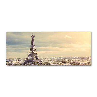 Tableau verre acrylique Tour Eiffel signe de la France