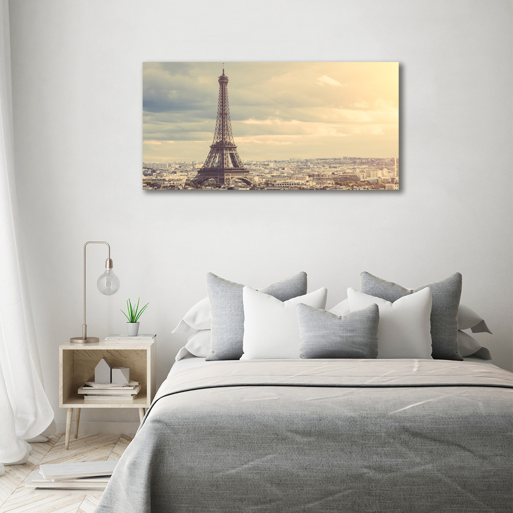 Tableau verre acrylique Tour Eiffel signe de la France