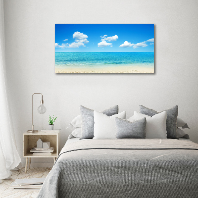 Tableau verre acrylique Plage du paradis