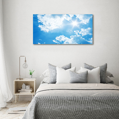 Tableau acrylique Les nuages dans le ciel