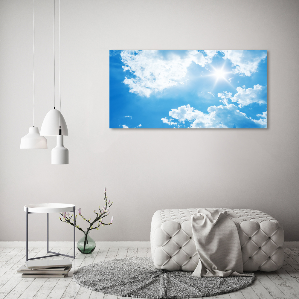 Tableau acrylique Les nuages dans le ciel