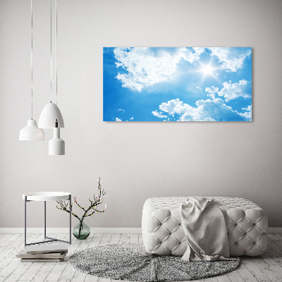 Tableau acrylique Les nuages dans le ciel