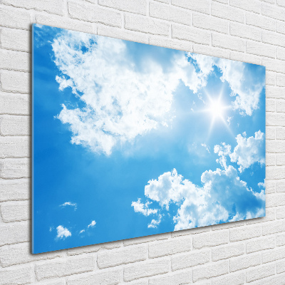 Tableau acrylique Les nuages dans le ciel