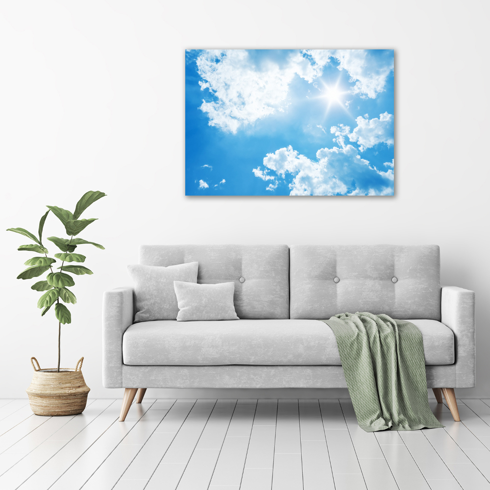 Tableau acrylique Les nuages dans le ciel