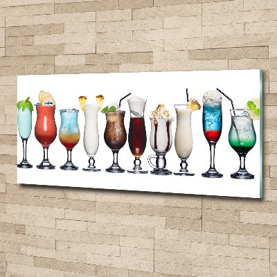 Tableau verre acrylique Ensemble de boissons