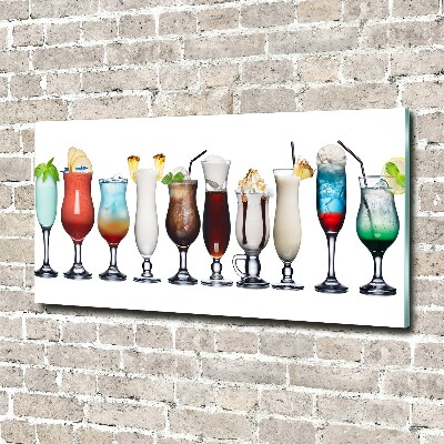 Tableau verre acrylique Ensemble de boissons