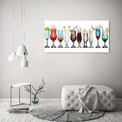 Tableau verre acrylique Ensemble de boissons