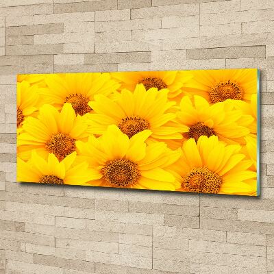 Acrylique tableau Tournesol