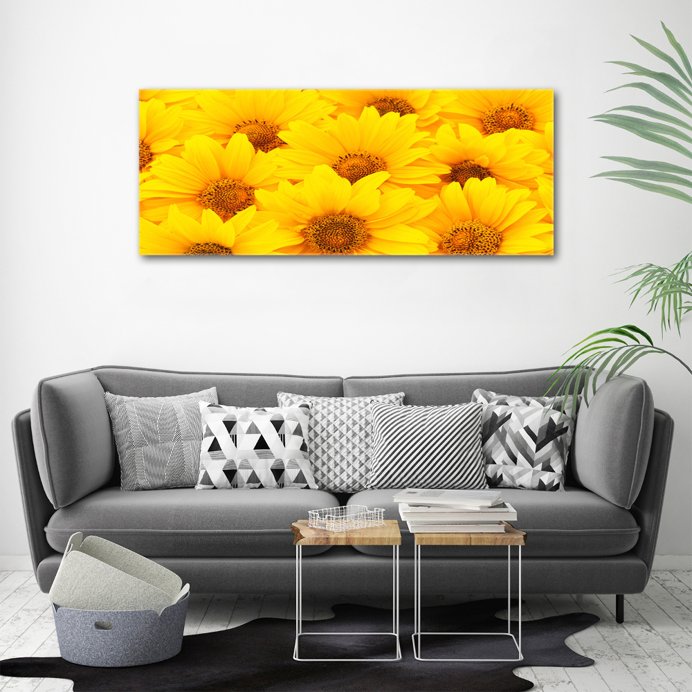 Acrylique tableau Tournesol