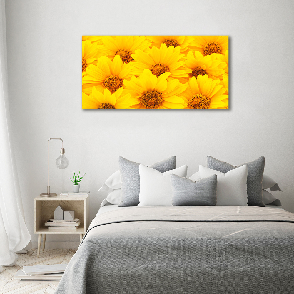 Acrylique tableau Tournesol