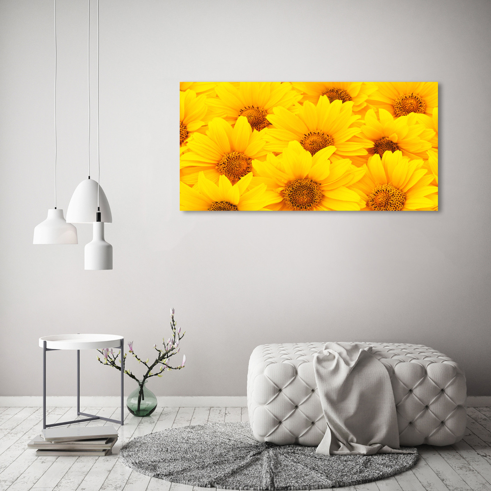 Acrylique tableau Tournesol