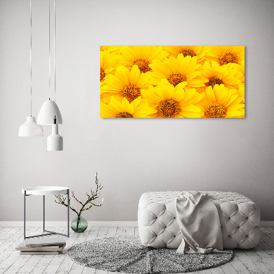 Acrylique tableau Tournesol