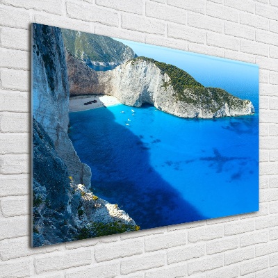 Tableau sur verre acrylique Zakynthos Grèce