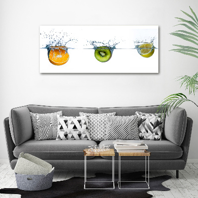 Tableau acrylique Fruits sous l'eau