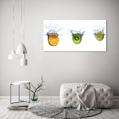 Tableau acrylique Fruits sous l'eau