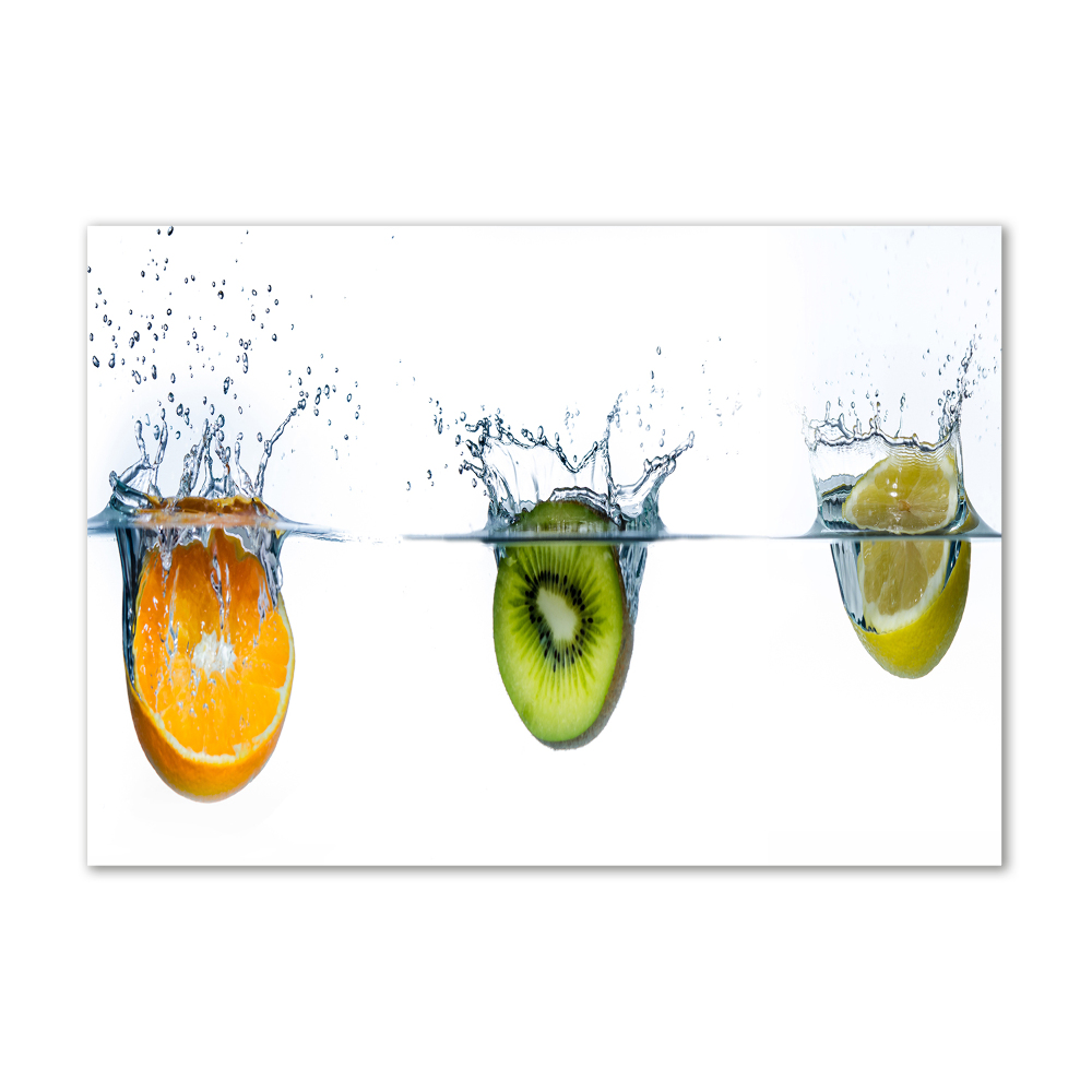 Tableau acrylique Fruits sous l'eau