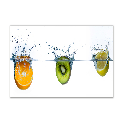 Tableau acrylique Fruits sous l'eau