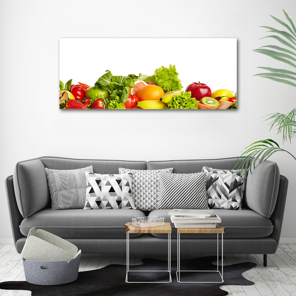 Tableau en acrylique Légumes et fruits