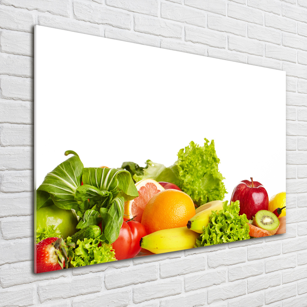 Tableau en acrylique Légumes et fruits