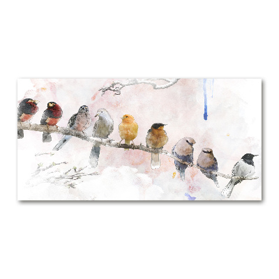 Acrylique tableau Oiseaux sur une branche