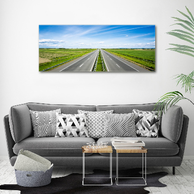 Acrylique tableau Autoroute