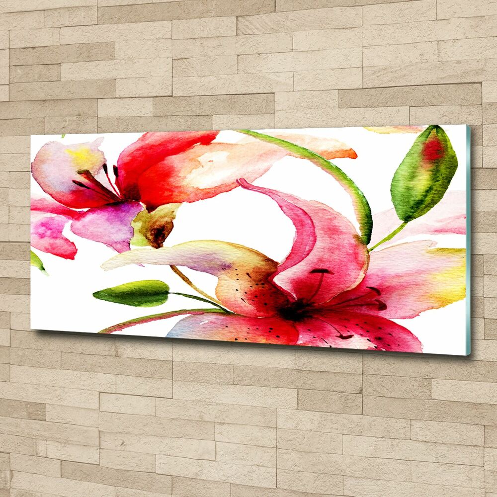 Acrylique tableau Lily