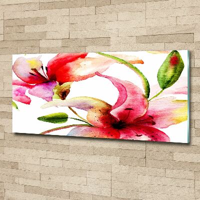 Acrylique tableau Lily