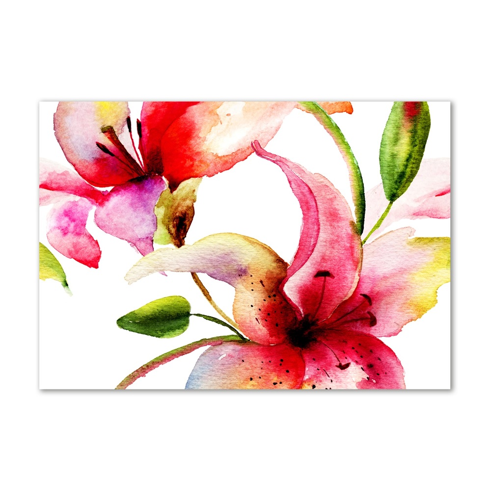 Acrylique tableau Lily