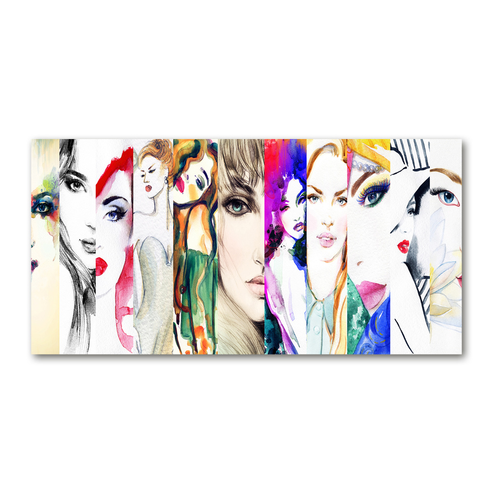 Acrylique tableau Portraits de femmes