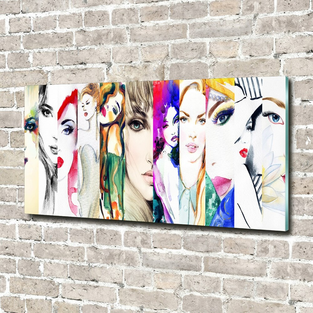 Acrylique tableau Portraits de femmes