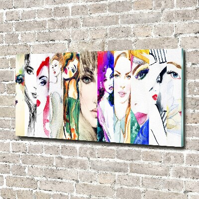 Acrylique tableau Portraits de femmes