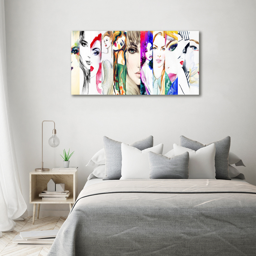 Acrylique tableau Portraits de femmes