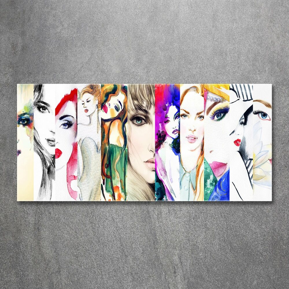 Acrylique tableau Portraits de femmes