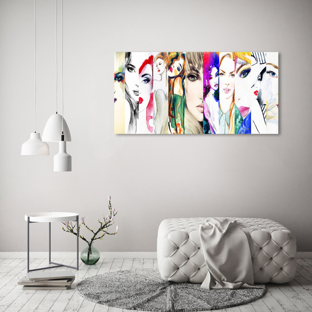 Acrylique tableau Portraits de femmes