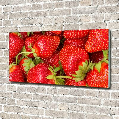 Tableau acrylique Fraises