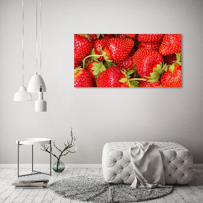 Tableau acrylique Fraises